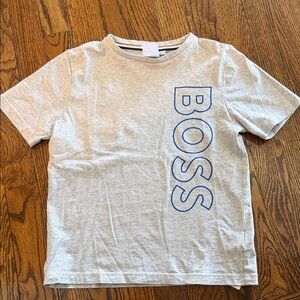 Boss Kids Light Gray Tee size 8